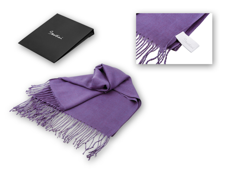 LORIS scarf, SANTINI, 155 g/m3, Violet