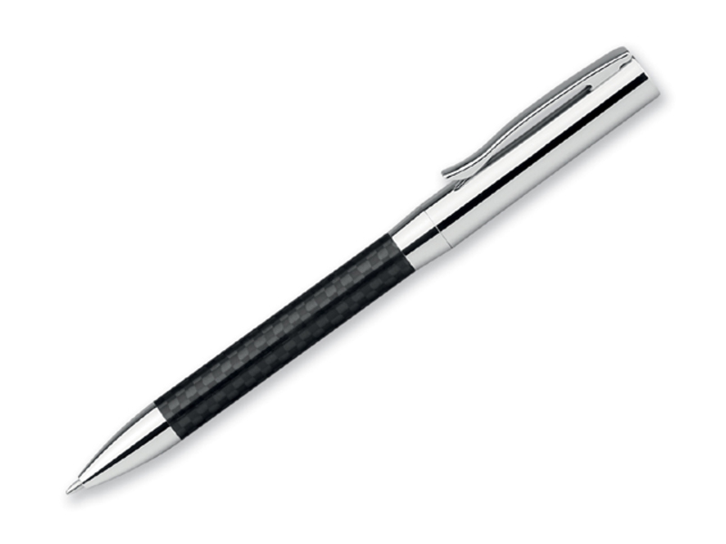 GLORIS metal roller pen, blue refill, Black