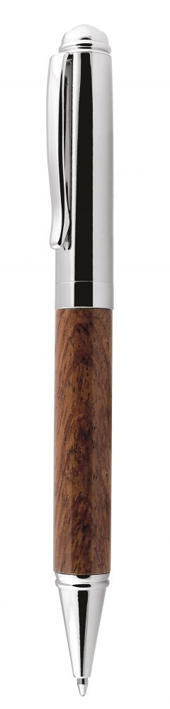 BALLPOINT PEN  WOOD AND CHROMED