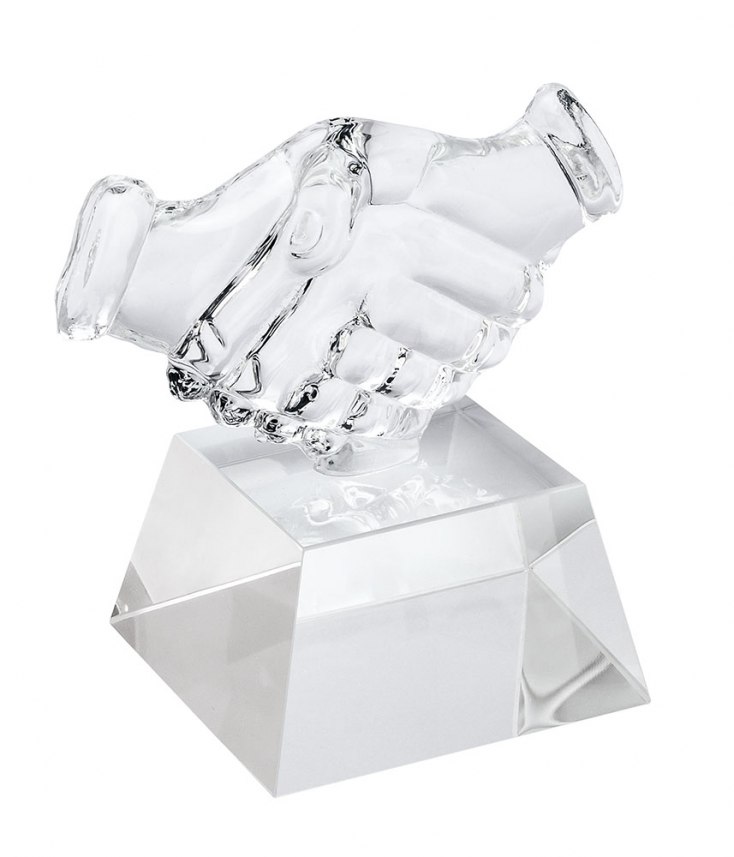 TROPHY HANDSHAKE 100X50