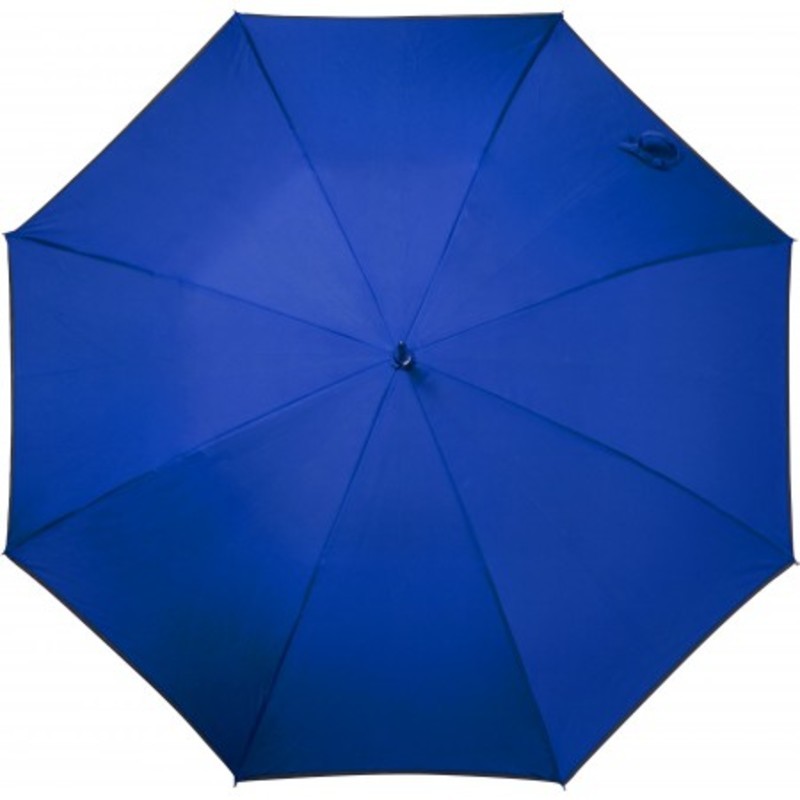Automatic pongee (190T) storm proof umbrella.