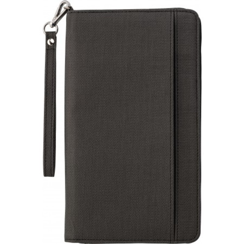 Svepa PU travel wallet with 4000mAh power bank
