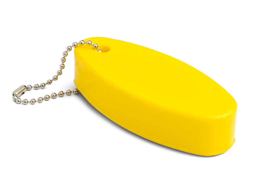 FLOATING YELLOW KEYCHAIN