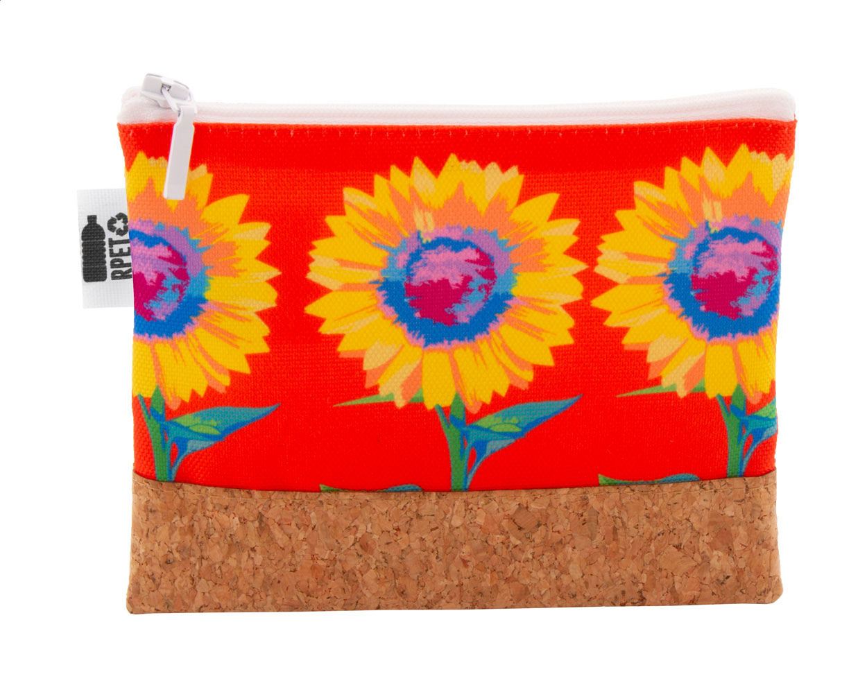 CreaBeauty Cork S RPET custom cosmetic bag