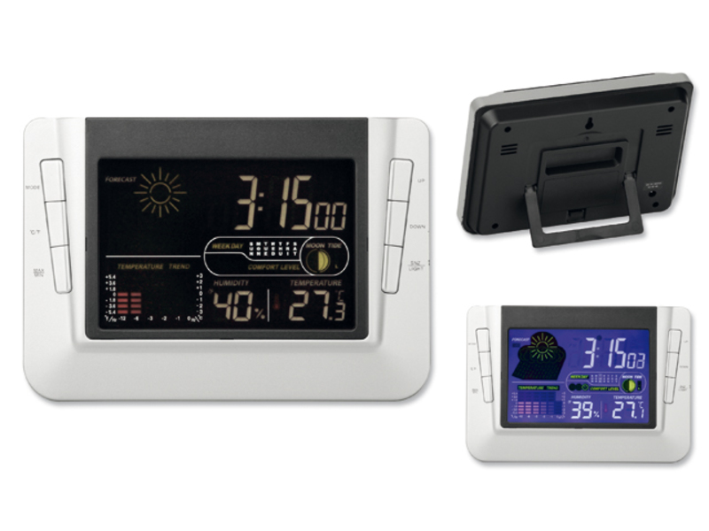 RENNY weather station, Satin silver