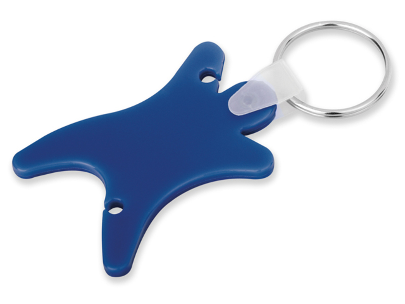DUMMY plastic key chain - earphones organizer, Blue
