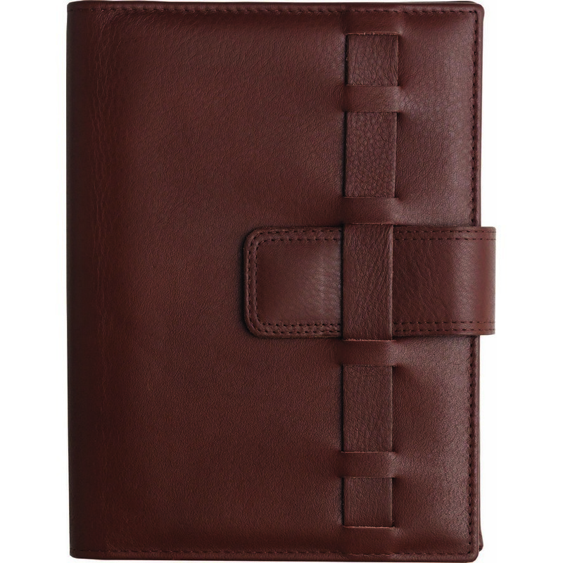 CAG1736 - Agenda din piele CHIARA MARRONE 15×21 cm - maro
