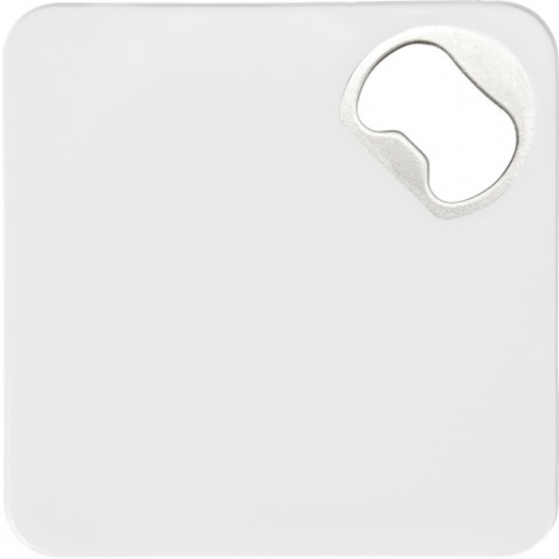 HIPS Coaster with bottle opener