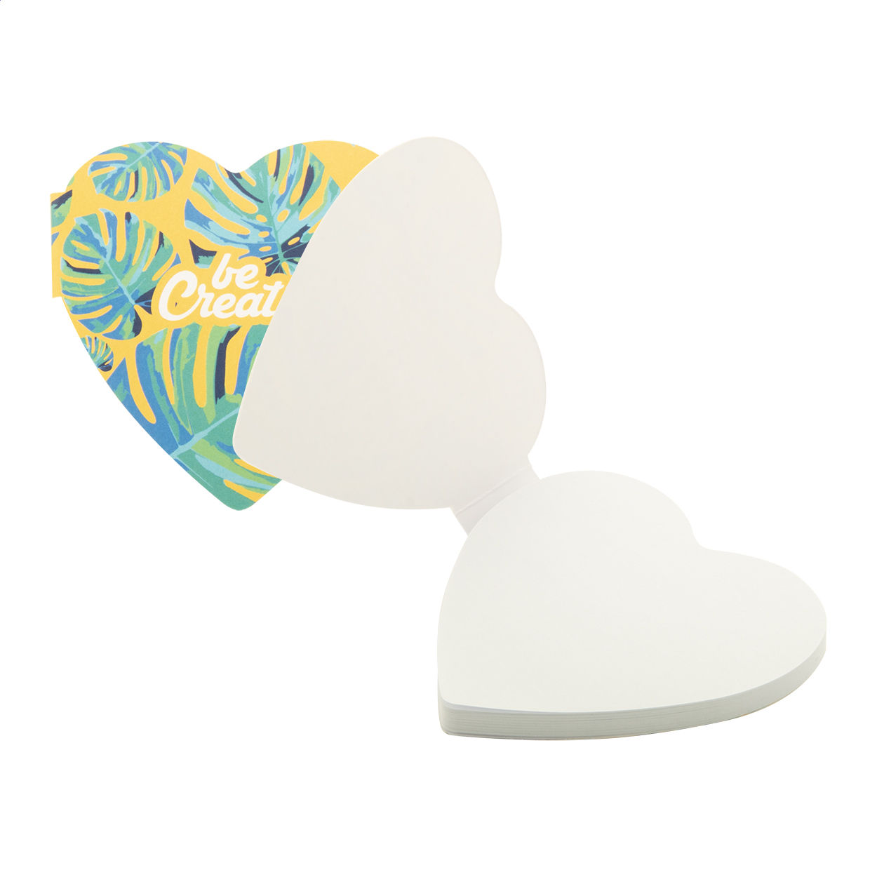 CreaStick Heart custom sticky notepad