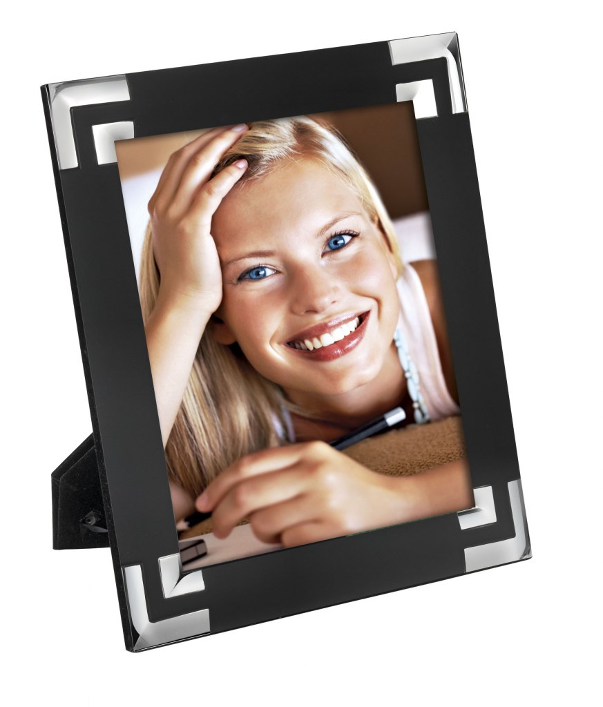 PHOTOFRAME SILVER AND BLACK -100x150 mm