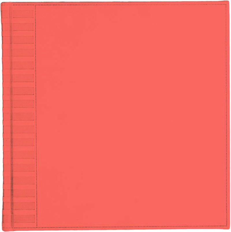 Agenda CUBO ROSSO VIVO, nedatata 17×17