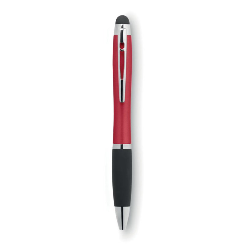 Twist ball pen with LED, red