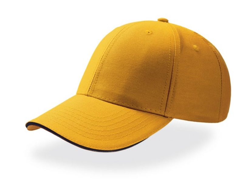 SPORT cap, yellow, sandwich navy