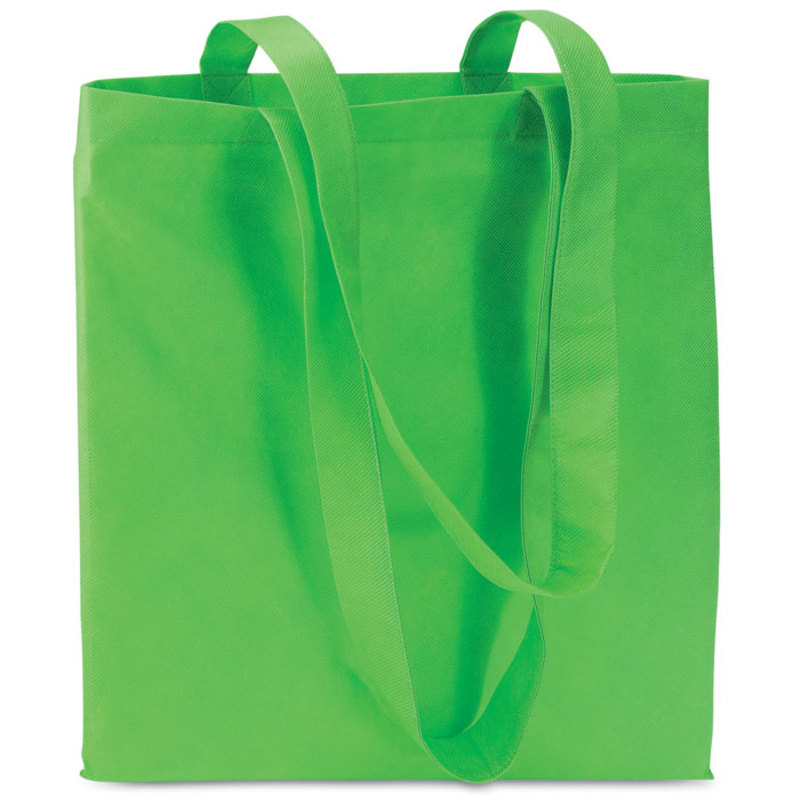 Non-woven shopping bag, green