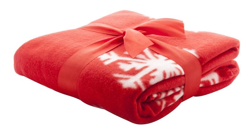 Fleece blanket, red