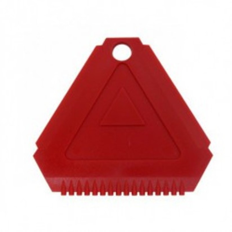 Ice scraper, red