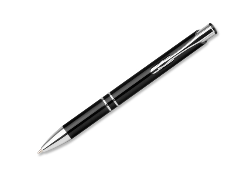 OLEG PLASTIC plastic ball pen, blue refill, Black