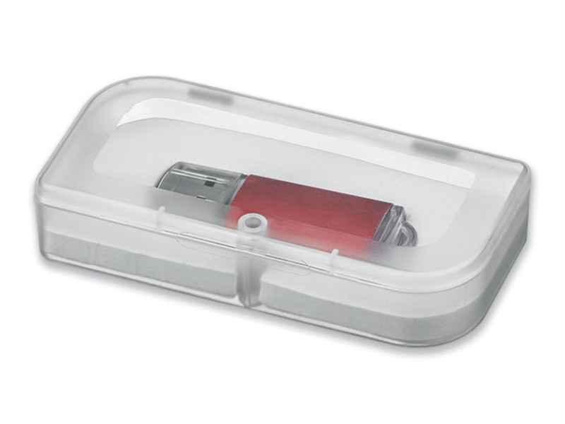 USB BOX IV plastic USB FLASH gift box, Transparent