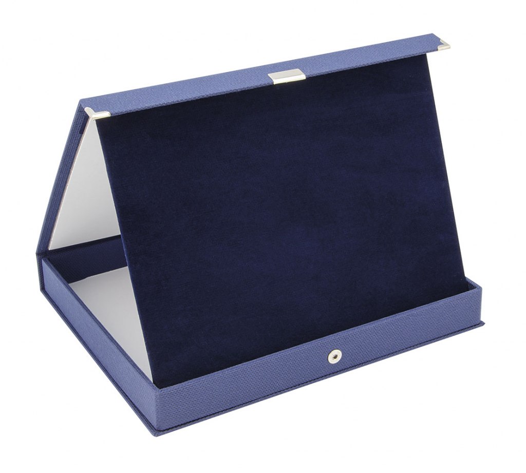 PLAQUE BOX IN TNT BLUE PLAQUE 29X23 CM