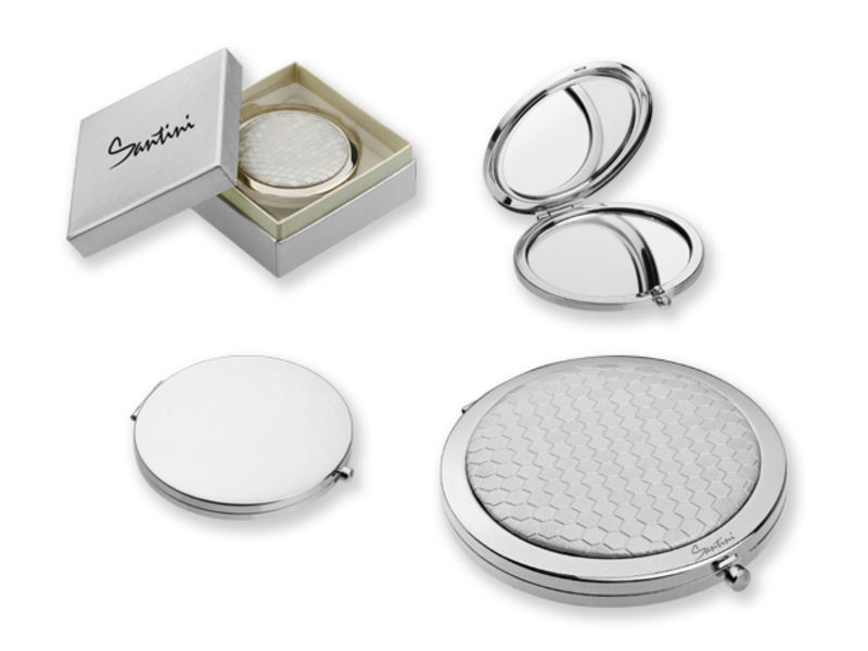 MARGARET pocket mirror, Silver
