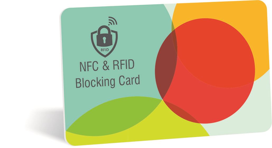 Anti-skimming shield card NFC/RFID protection - full color print