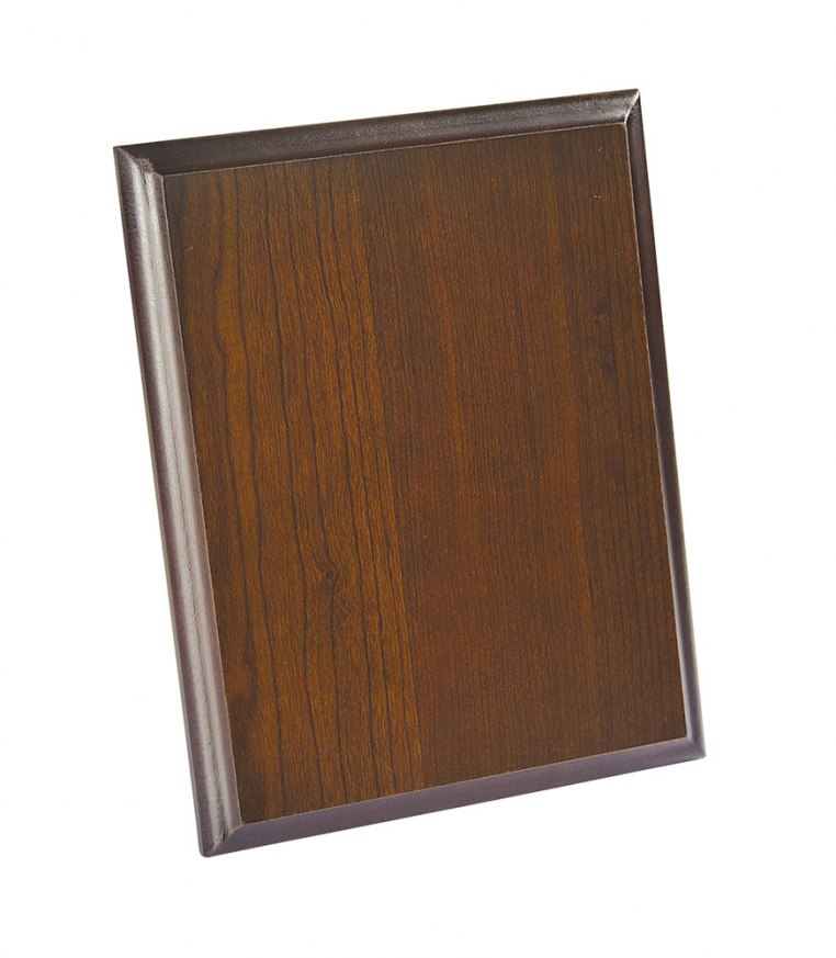PLAQUE RECTANGULAR WALNUT 180X130X15 MM