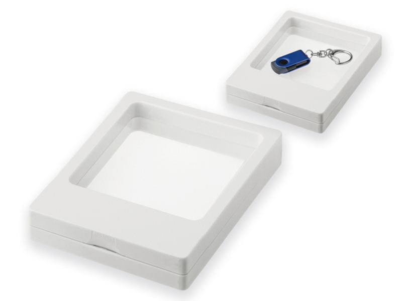 UNIFRAME III plastic frame with PE foil, 9x12x2 cm, White