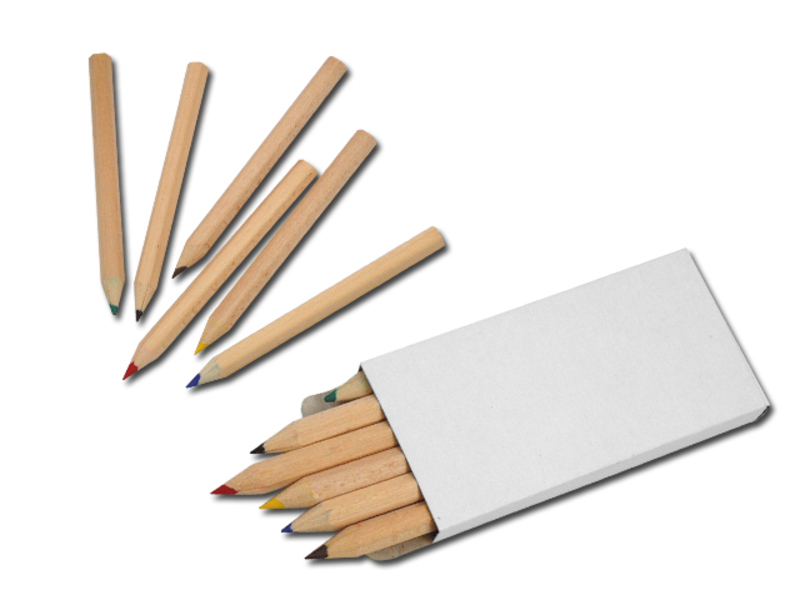 GOGH colour pencils, 6 pcs, White