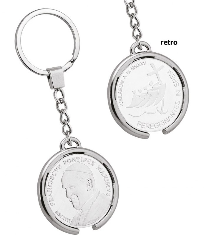 POPE FRANCIS JUBILEE KEYCHAIN