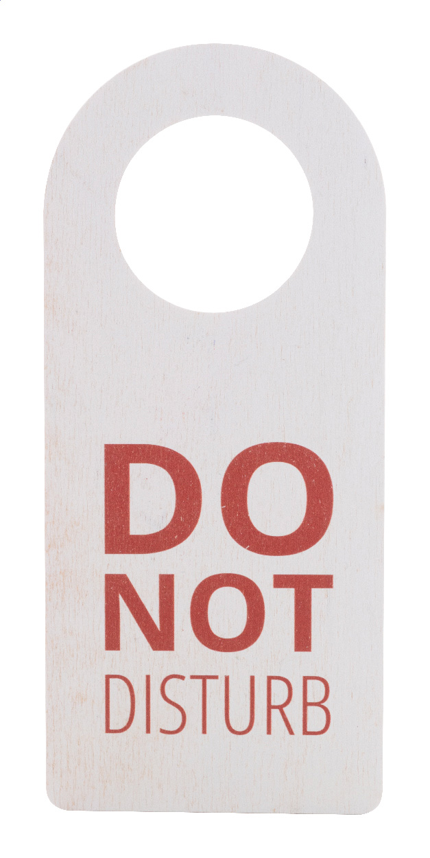 Disturb Wood custom door hanger