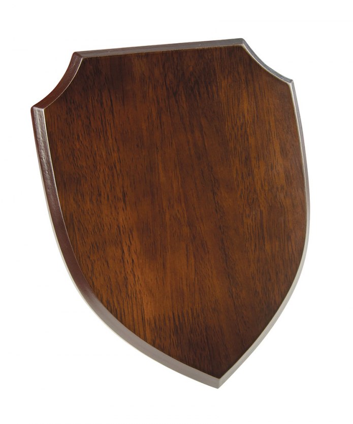 PLAQUE WALNUT SHIELD 200X250X15 MM