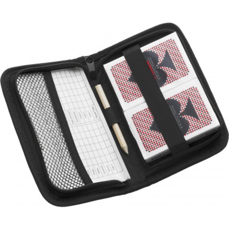 Wallet with two decks of cards