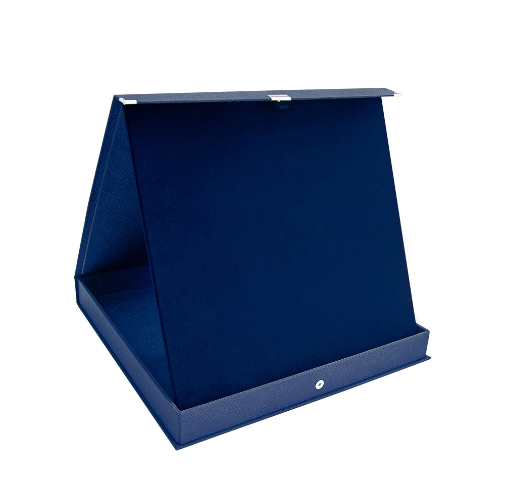 BLUE VELVET PLAQUE BOX 29X29