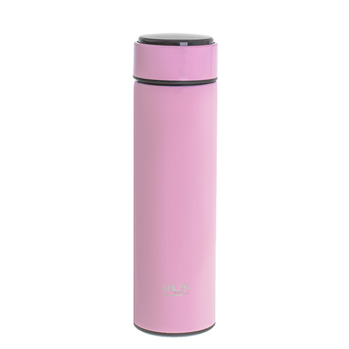 Thermal flask LED 473ml pink
