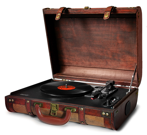 Turntable suitcase