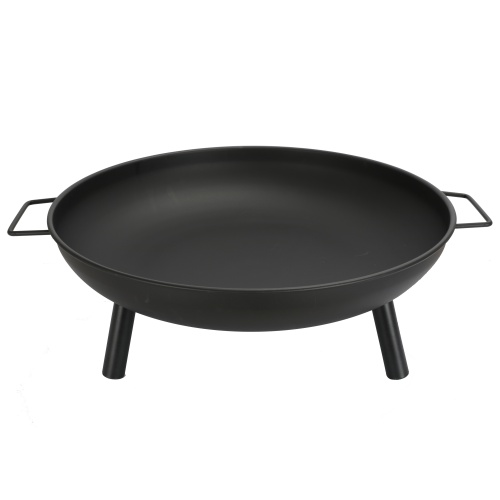 Garden Fire Pit 58 cm, Steel Outdoor Fire Bowl for Wood and Wood Briquettes,1