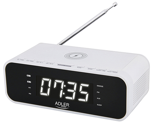 Alarm clock with Wireless Charger