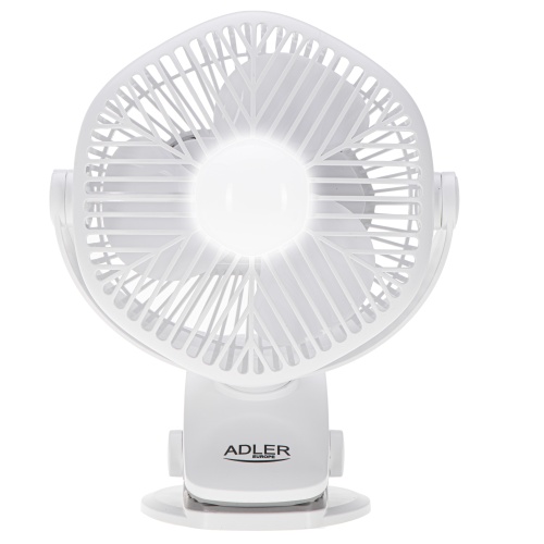 Rechargeable fan 5”/12,7cm with clip1