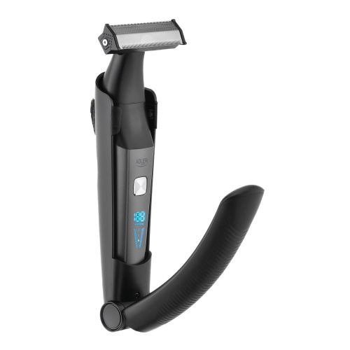 Body Trimmer with Long Foldable Handle, USB, Wide Double-Sided 68 mm Blade,1