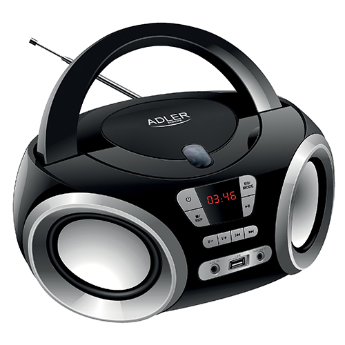 CD-MP3 Boombox | USB | FM Radio | AUX | Headphone Jack1