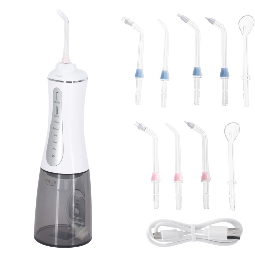 Cordless Water Flosser, 10 Nozzles, 5 Cleaning Modes, 30–150 PSI Pressure, 350 ml Water Tank, USB-C Charging1
