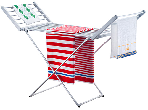 Foldable electric clothes drying rack1