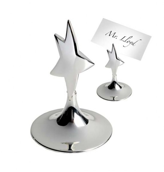 STAR PLACE CARD HOLDER - h=75 mm