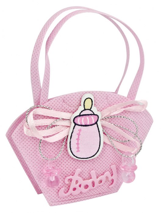 SMALL BAG FAVOR BABY BOTTLE PINK