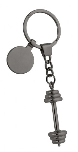 BURNISHED GYM HANDLEBAR KEY RING