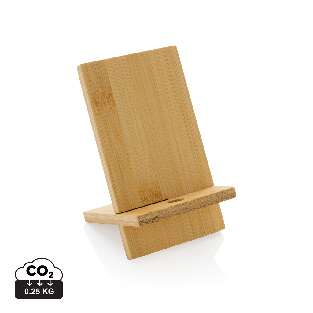FSC® bamboo phone stand in FSC® kraft box