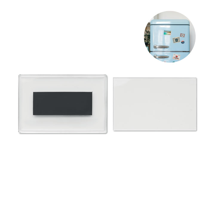 Acrylic photo magnet rectangula