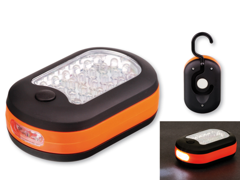 CAMPER work light with 24x3 LED and magnet, Orange