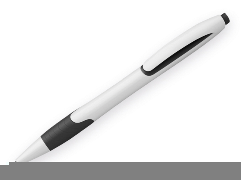 MILEY plastic ball pen with blue refill 0,7 mm with low-viscosity, Black