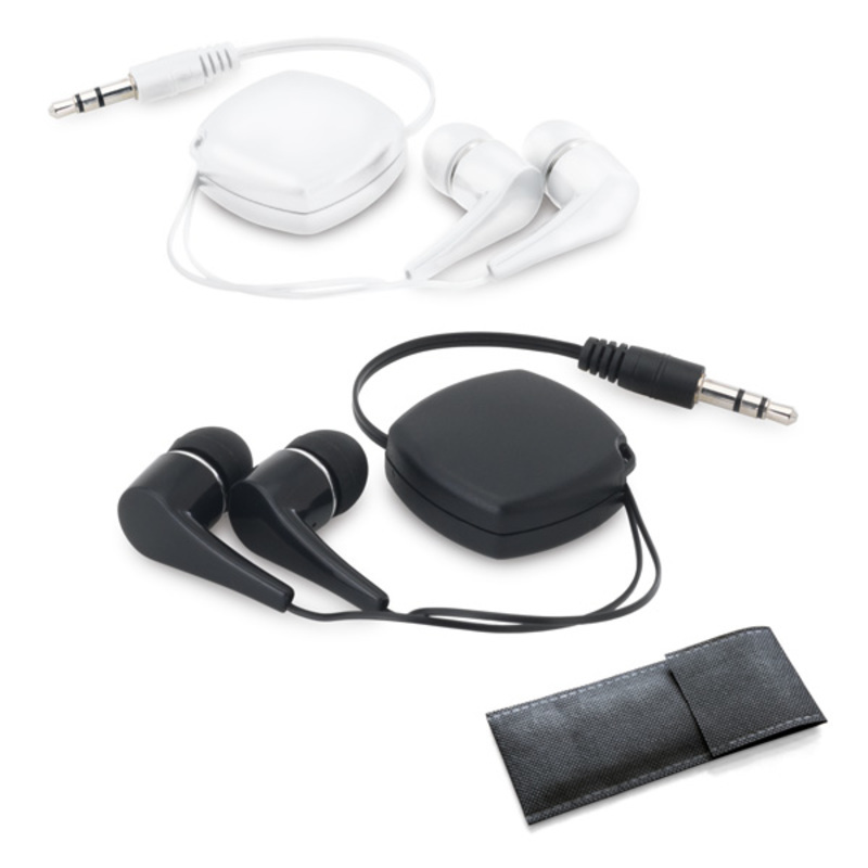 Retractable earphones